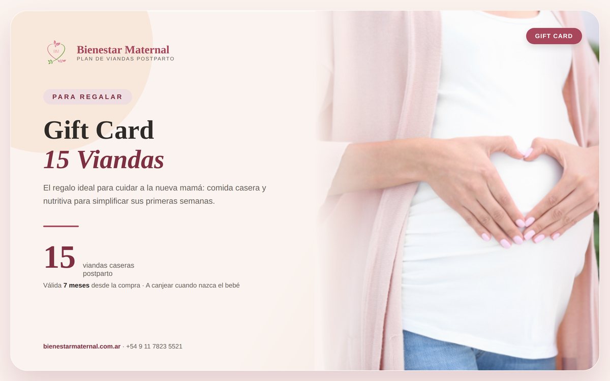 Gift Card 15 Viandas