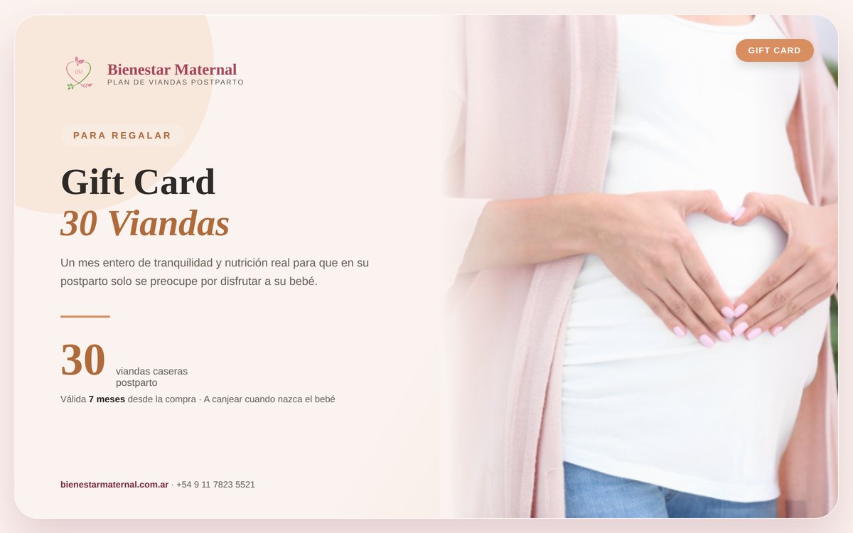 Gift Card 30 Viandas